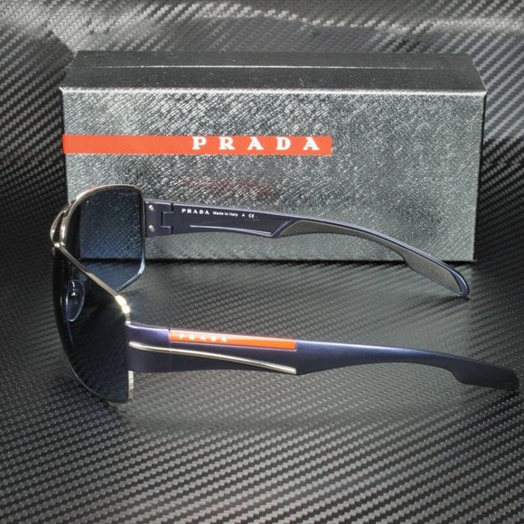 Prada Men's Silver Grey and Blue Sunglasses! - Picture 4 of 4